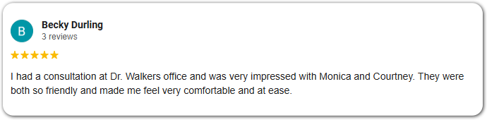 5 Star Review From Becky Durling Praising Walker & Wright Orthodontics - Monroe