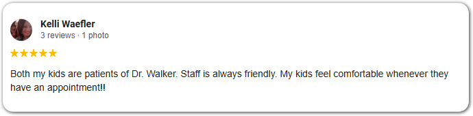 5 Star Review From Kelli Waefler Praising Walker & Wright Orthodontics - Monroe